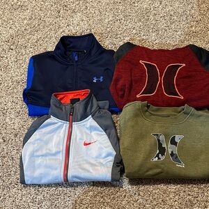 Under Armour/Hurley/Nike Jacket and Sweatshirts